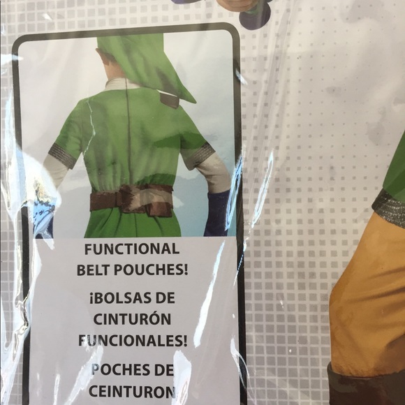 Legend of Zelda Nintendo Costume, X-Large/14-16 - Picture 4 of 6